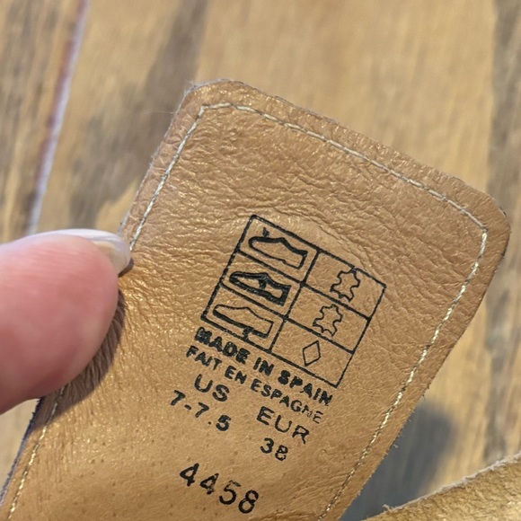 TAOS Footwear LOOP Leather Sandals, Size 7 - 7.5 EU 38 - Picture 11 of 11